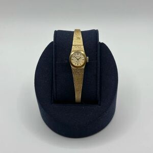 Vintage Seiko Rainbow Gold Nugget 18K Gold Filled Women's Watch 11-0450